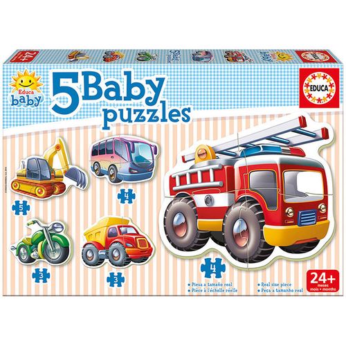 Vehicles puzzle 2-5pcs slika 1