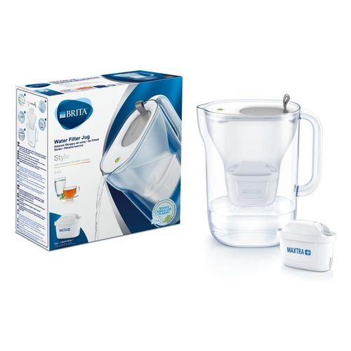 BRITA  Bokal za filtriranje vode Style 2.4l sivi slika 1