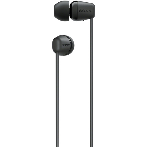 Sony slušalice WIC100B.CE7 BT, in-ear, bežične, crne slika 1
