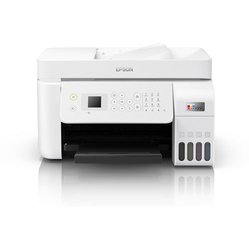 Epson C11CJ65404 L5296 EcoTank 4in1 print-scan-copy-fax, Color, A4, 5760X1440, Wi-Fi, LAN, ADF, LCD, Manual Duplex, white slika 2