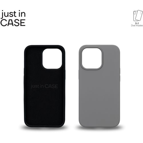 2u1 Extra case MIX PLUS paket CRNI za iPhone 13 Pro slika 2