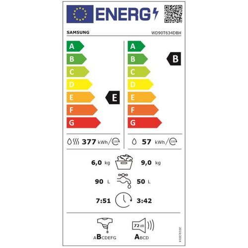 Samsung Veš mašina + sušilica WD90T634DBH/S7 slika 12