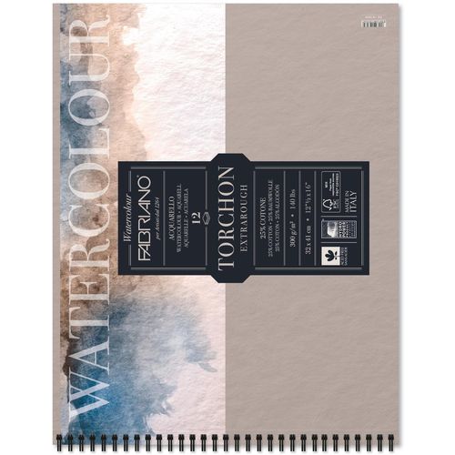 Blok FABRIANO Watercolor Torchon 32X41 300G 12L Spiralni 19100282 slika 1