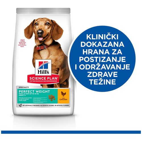 Hill's™ Science Plan™ Pas Adult Small&Mini Perfect Weight 1,5 kg slika 2