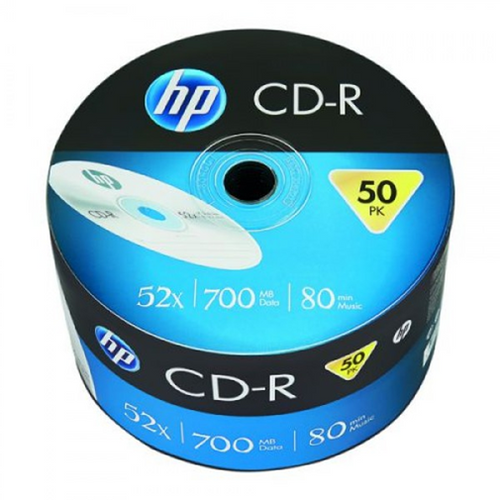 Cd-r hp 52x 50pak bulk 700mb 69300 slika 1