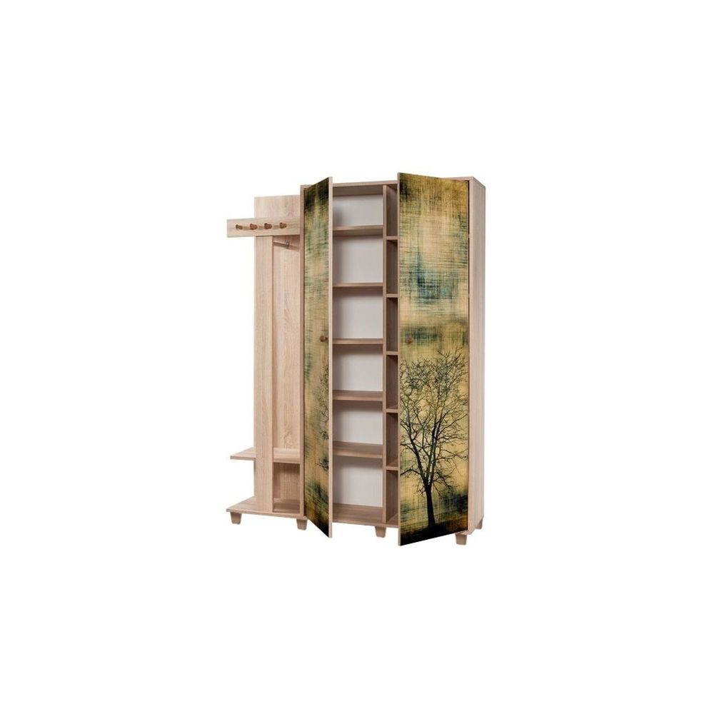 Garmanto 135-729 Sonoma Oak Hall Stand slika 6