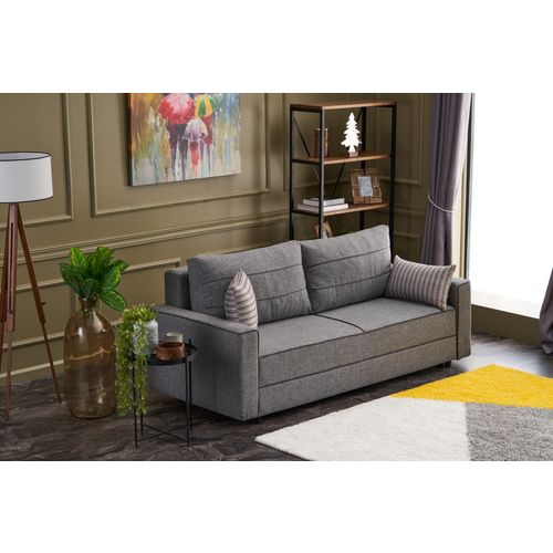 Ece - Grey Grey 3-Seat Sofa-Bed slika 1