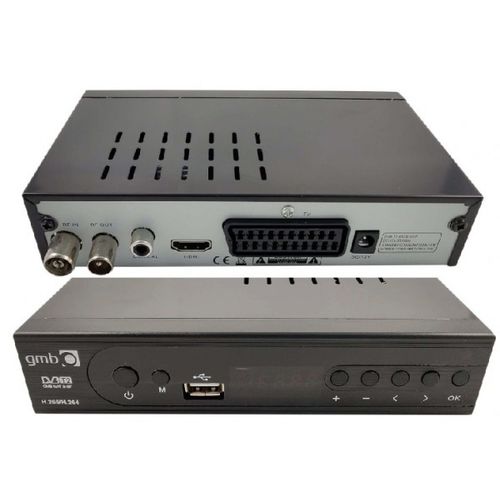 GMB-MAT-818T **DVB-T2 SET TOP BOX USB/HDMI/Scart/RF-out, PVR,Full HD, H265, hdmi-kabl,(1434) slika 1