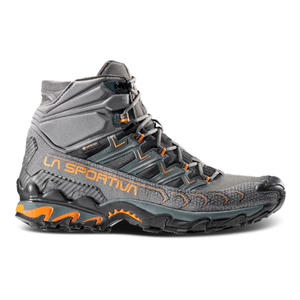 La Sportiva Muške gležnjerice Ultra Raptor II Mid GTX, Carbon/Hawaiian Sun slika 1