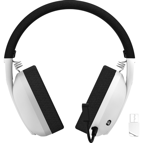 CANYON Ego GH-13, Gaming BT headset, +virtual 7.1 support in 2.4G mode, with chipset BK3288X, BT version 5.2, cable 1.8M, size: 198x184x79mm, White slika 2