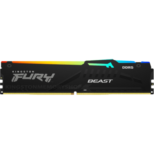 Kingston 16GB/DIMM/DDR5/6000MHz/CL36/FURY RAM Memorija  Beast RGB EXPO slika 1