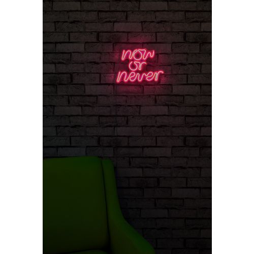 Now or Never - Dekorativna LED rasveta u roze boji slika 4