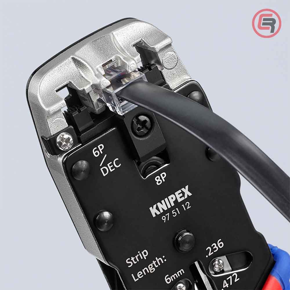 Knipex Kliješta Za 4, 6 i 8 Polne Konektore 200mm - 97 51 12 slika 4