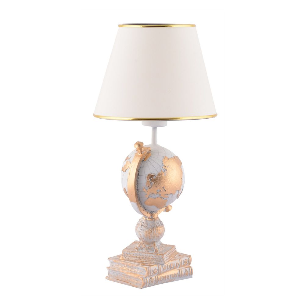 Lampa za sto World - Bijela i Zlatna slika 4