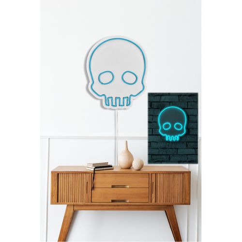 Wallity Ukrasna plastična LED rasvjeta, Skull - Blue slika 13