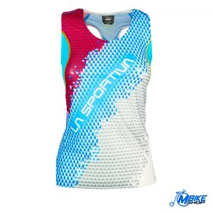 La Sportiva Ženska majica bez rukava Sprint Tank, Malibu Blue/White