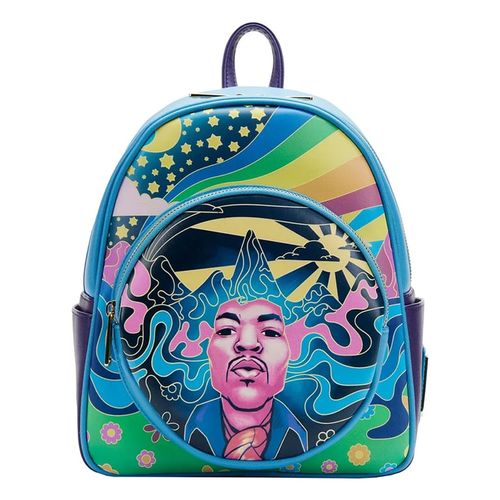 Jimi Hendrix Psychodelic Landscape Zip Mini Backpack slika 1