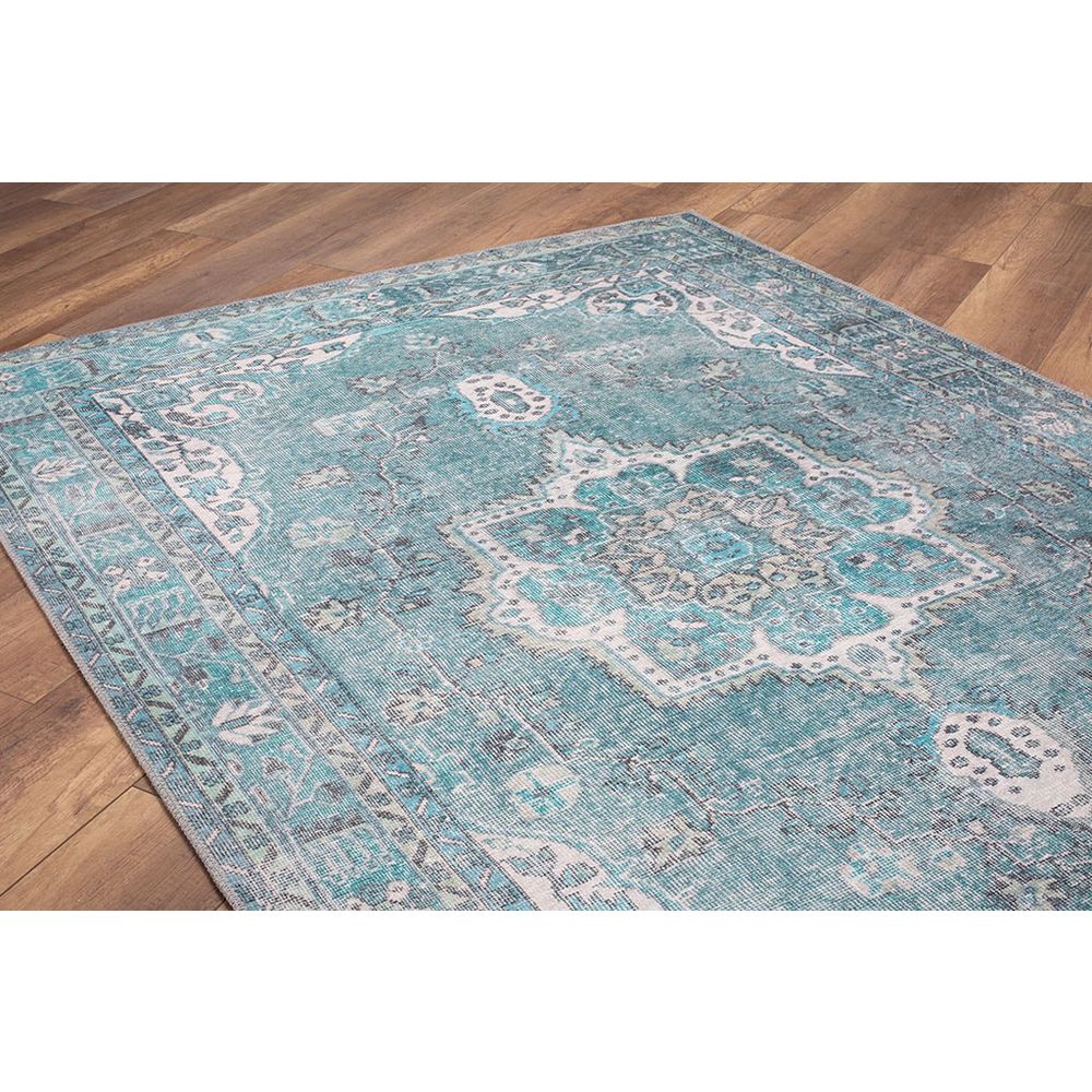 Šareni Tepih Blues Chenille - Zelena AL 158 (140 x 190 cm) slika 6