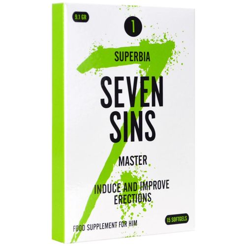 Afrodizijak za muškarce Seven Sins - Master, 15 kom slika 1