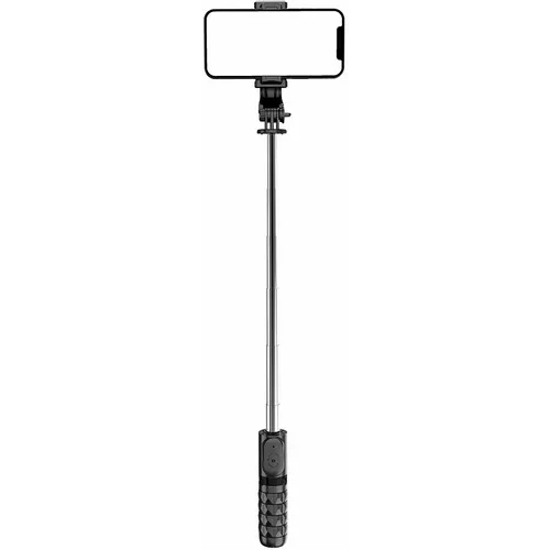 Selfie set / držač s bluetooth daljinskim upravljačem i stativom crni Q11 / TR19 slika 6