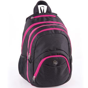 Pulse Ruksak 2U1 Pink-Black Dot