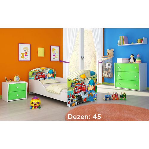 Deciji krevet ACMA I 180x80 + dusek 6 cm45 slika 1