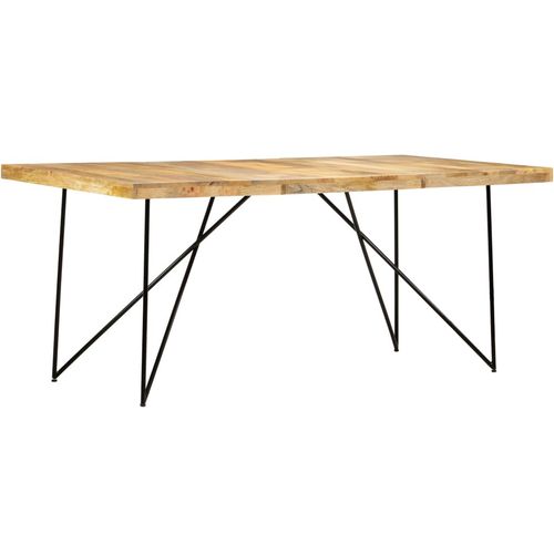Blagovaonski stol od masivnog drva manga 180 x 90 x 76 cm slika 15