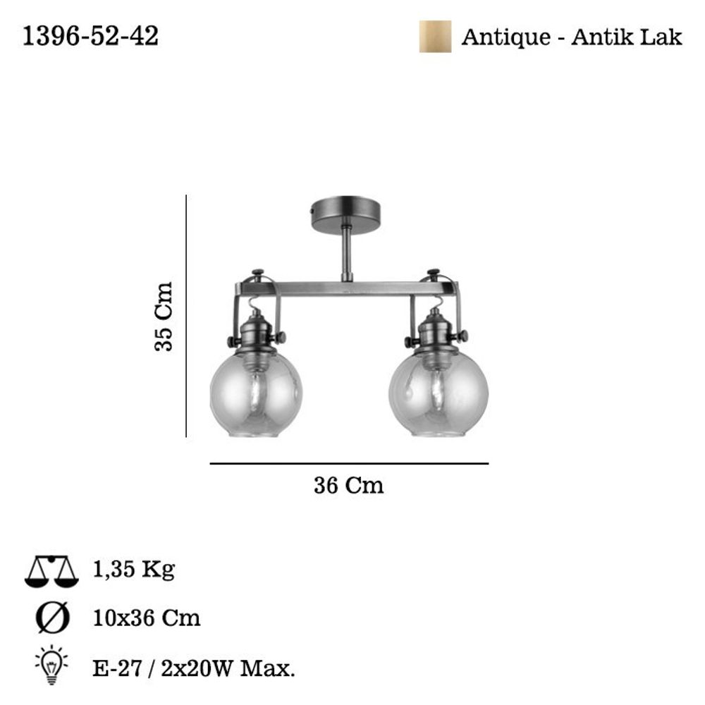 Ponte - 52-42 Antik Chandelier slika 3