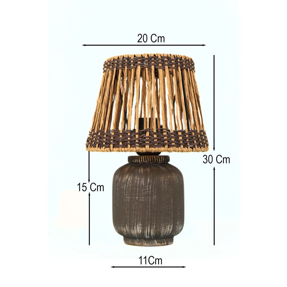 BK051 Siva Stolna Lampa slika 2