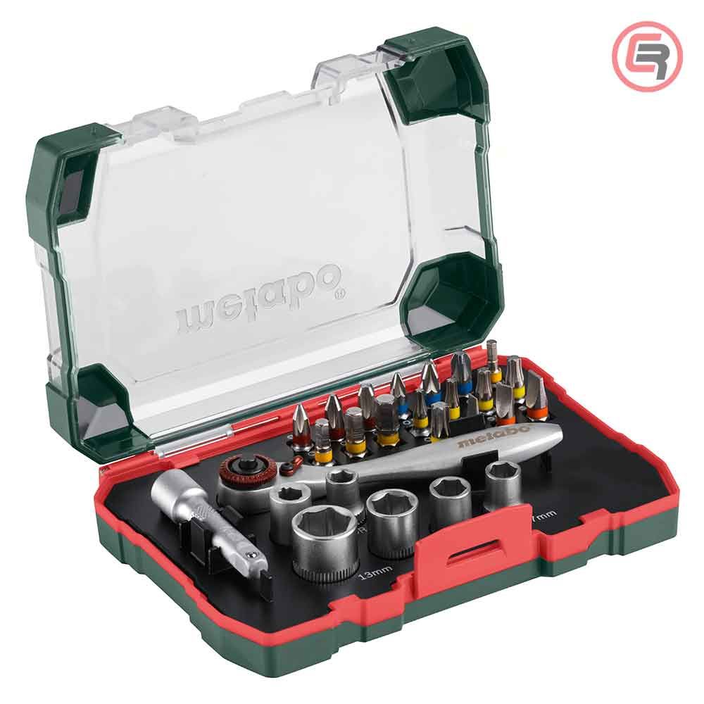 Metabo Set Bitova i Nasadnih Ključeva + Račna 26 dijelni SP - 626701000 slika 1
