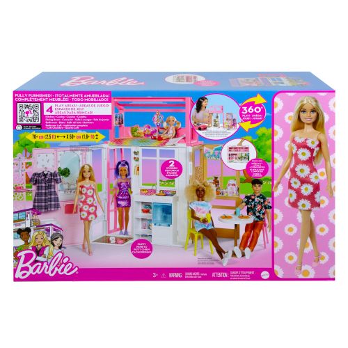 Barbie kuća s lutkom slika 1