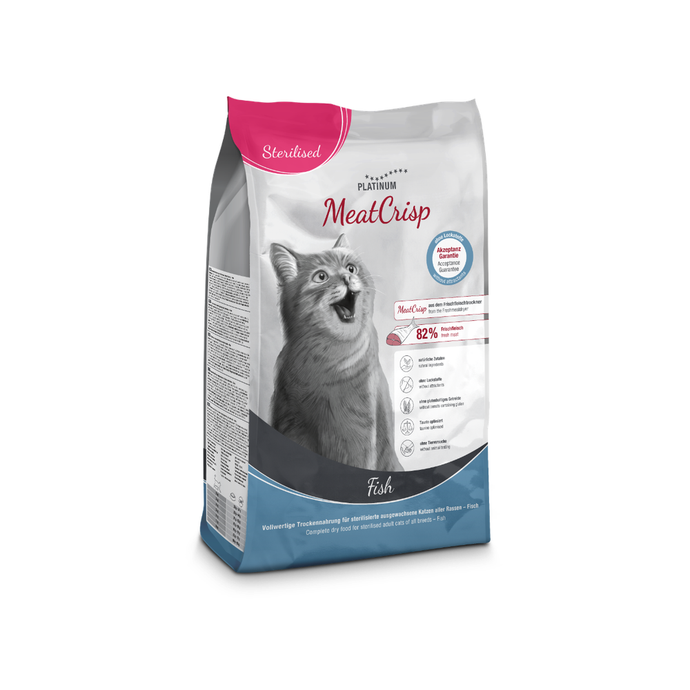 Platinum MeatCrisp Sterilised Adult riba slika 1