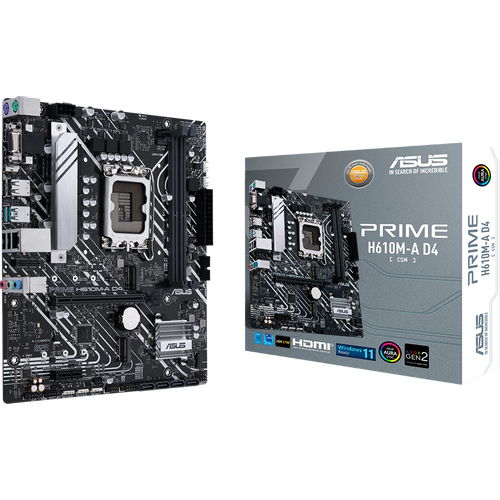 ASUS PRIME H610M-A D4-CSM LGA1700 mATX MB slika 1