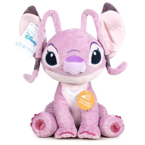 Disney Stitch Angel soft plush toy with sound 40cm slika 1