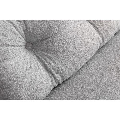 Atelier Del Sofa Dvosjed, Sando 2-Seater - Teddy Fabric - Grey slika 7