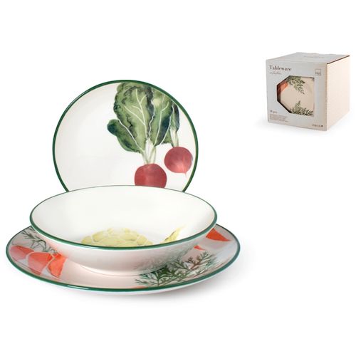  H&H Lifestyle set tanjira 18/1 Horto porcelan slika 5