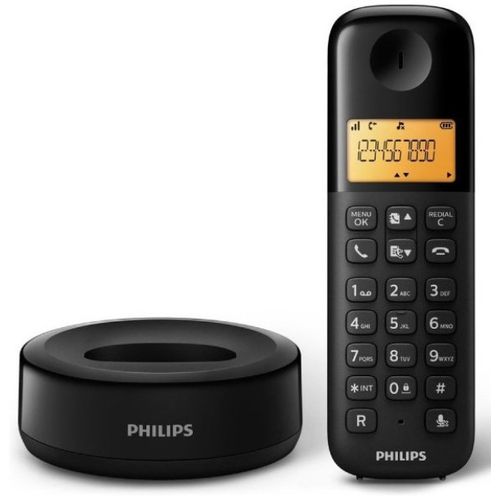 Fiksni bezicni telefon sa dve slusalice Philips D160 DUO Ekran 1.6inc, Black slika 3