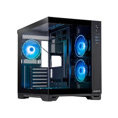 Chieftec VISIO USB3.2 Gen2 ATX case, black slika 1