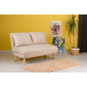 Atelier Del Sofa Dvosjed na razvlačenje, Krem, Folde  2-Seater - Cream