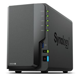 Synology DS224+, NAS Diskstation, 2HDD, 2GB, 2xLAN, 2xUSB