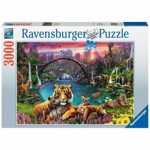 Puzzle Ravensburger Tigers in the lagoon 3000 Dijelovi slika 2