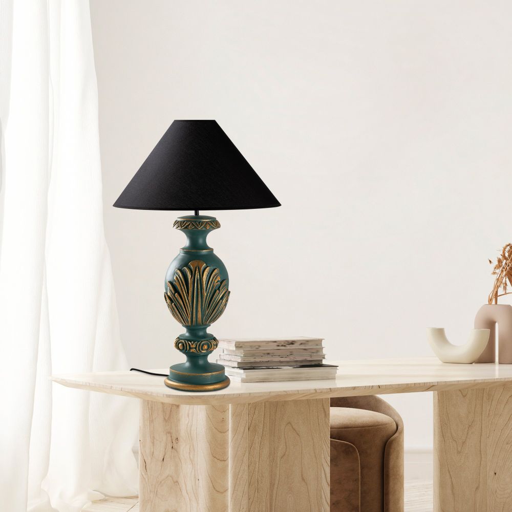 ELEGANZE-5311 Zelena i Crna Stočna Lampa slika 2
