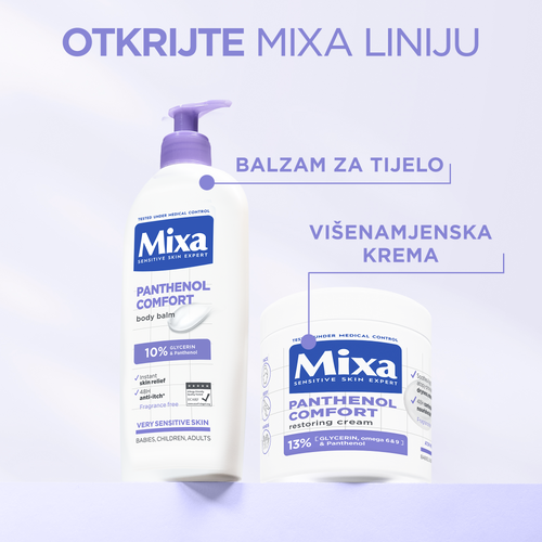 Mixa Panthenol Comfort umirujuća krema za kožu sklonu atopiji 400ml slika 7