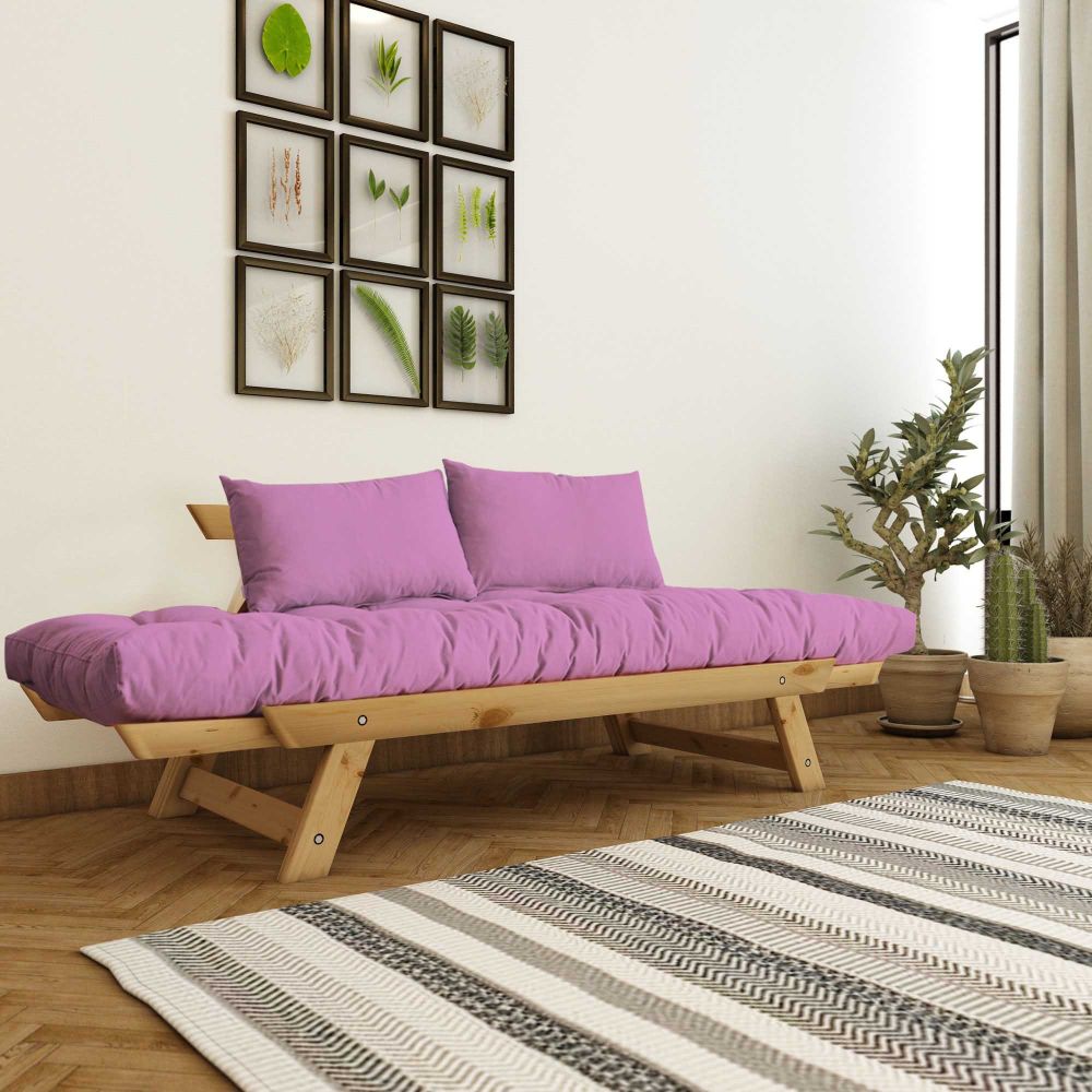 Dvosjed sofa CPT8168-210 - boje: Prirodna, Ružičasti vrt slika 3