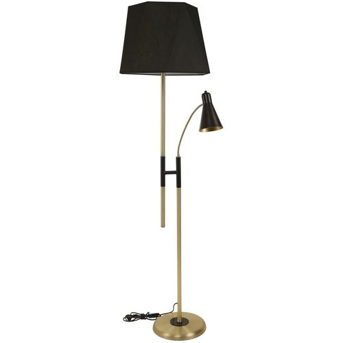 Forza Eskitme Lambader Altıgen Siyah Abajurlu Black Floor Lamp slika 1