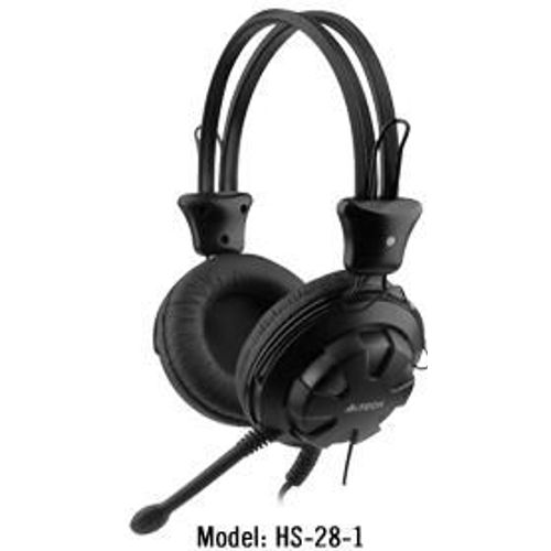 A4-HS-28-1 A4Tech Gejmerske slusalice sa mikrofonom, 40mm/32ohm, black, 2x3.5mm slika 3