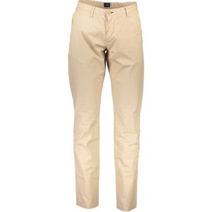 GANT BEIGE MEN'S TROUSERS