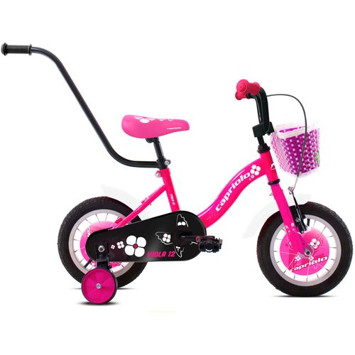 Capriolo bicikl BMX 12'HT VIOLA pink -white-gl slika 1