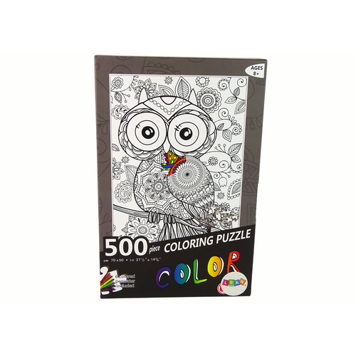 Puzzle za bojanje 500 kom. - Sova slika 3