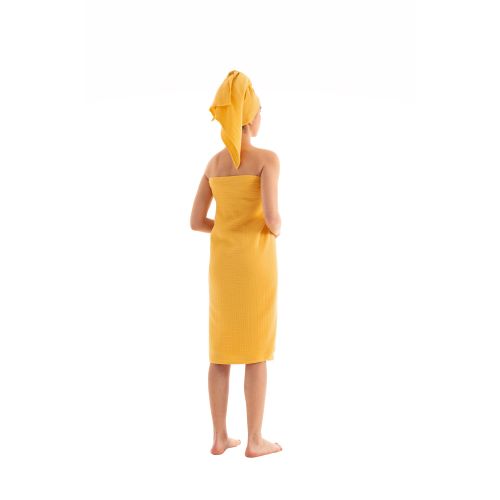 Muslin - Yellow Yellow Towel Set (2 Pieces) slika 2